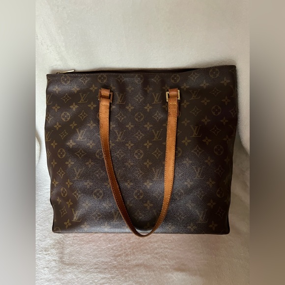 LOUIS VUITTON Monogram Cabas Mezzo Tote Bag - AUTHENTIC And BEAUTIFUL! - Picture 15 of 15